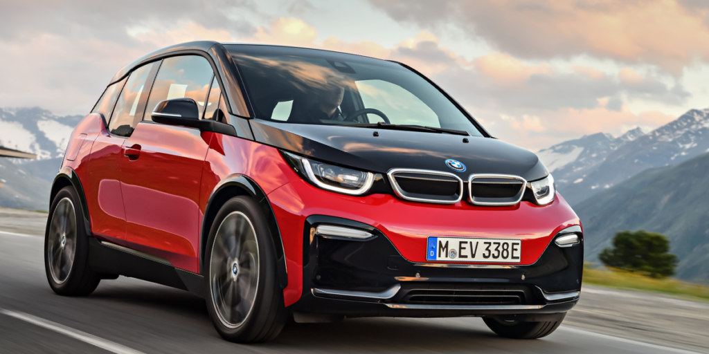 BMW i3 in red