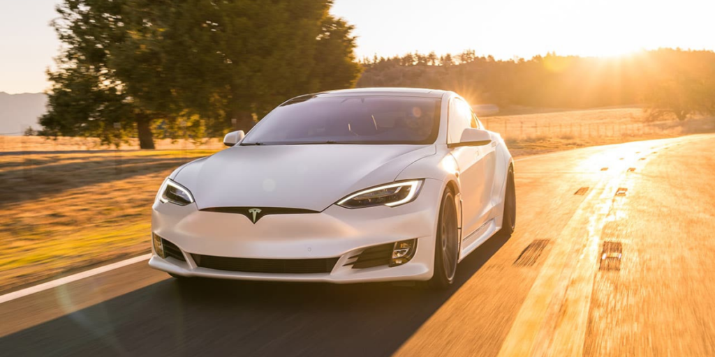 Tesla Model S at EVision