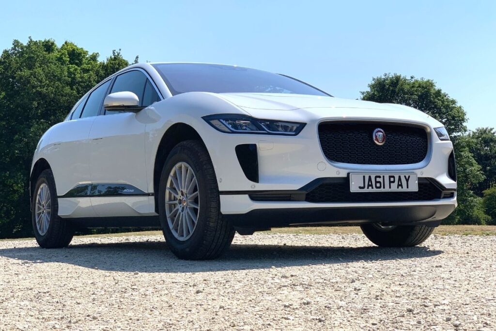 White Jaguar I-Pace