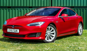 Red Tesla Model 3