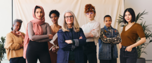 Line of women