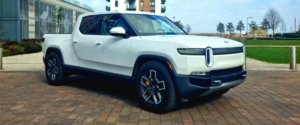 Front angled Rivian R1T