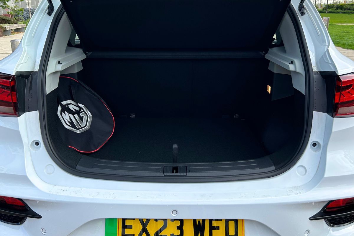 MG ZS Electric Car Boot