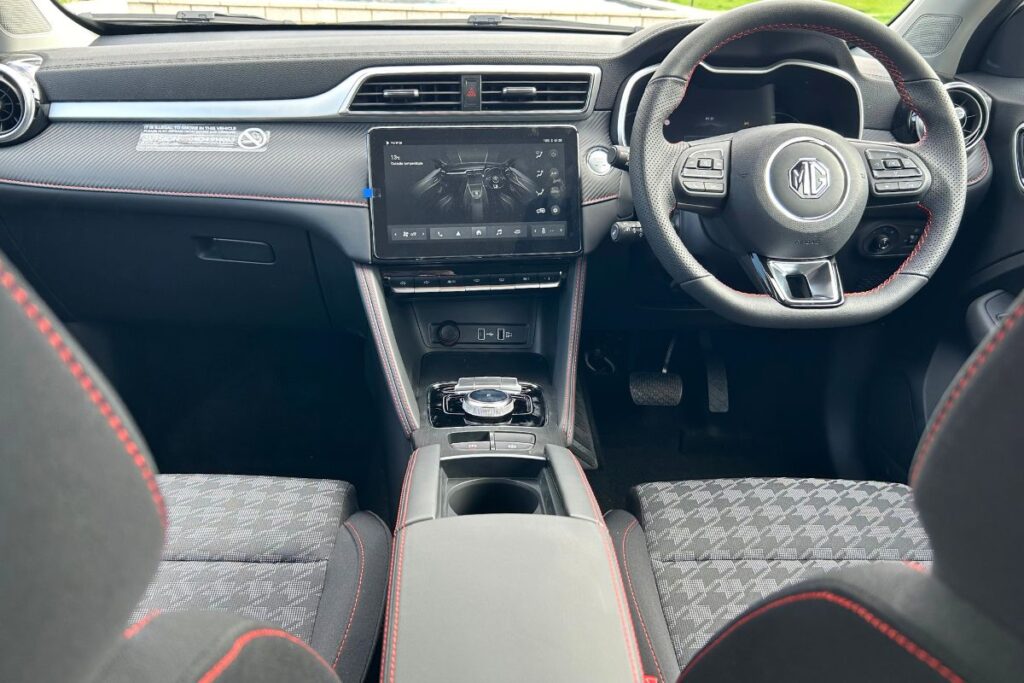 MG ZS Electric Car Interior