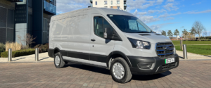 Silver ford e-transit