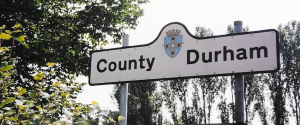 Country Durham sign