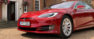 Red Tesla Model S