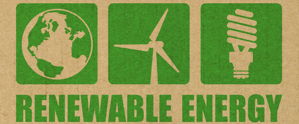 Renewable energy sign