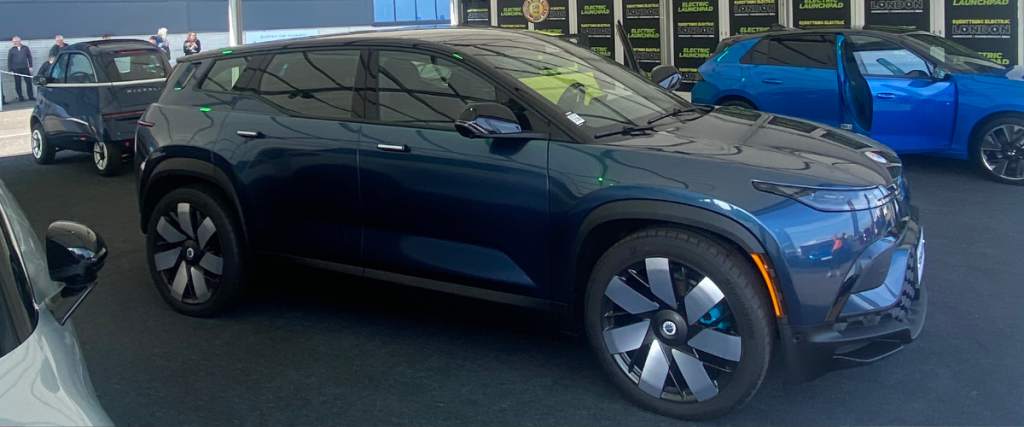Fisker Ocean angled image