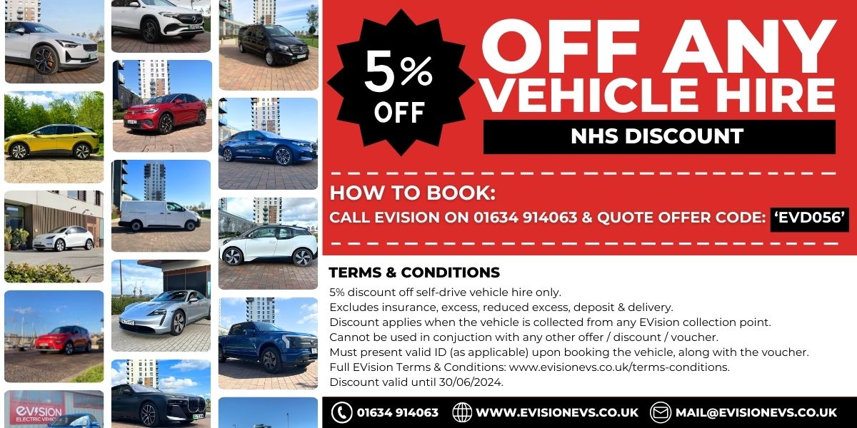 NHS discount - EVision Electric Vehicles