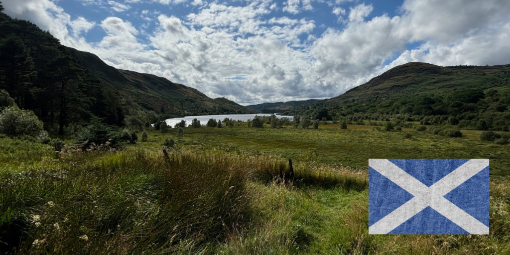 Loch Trool With Flag