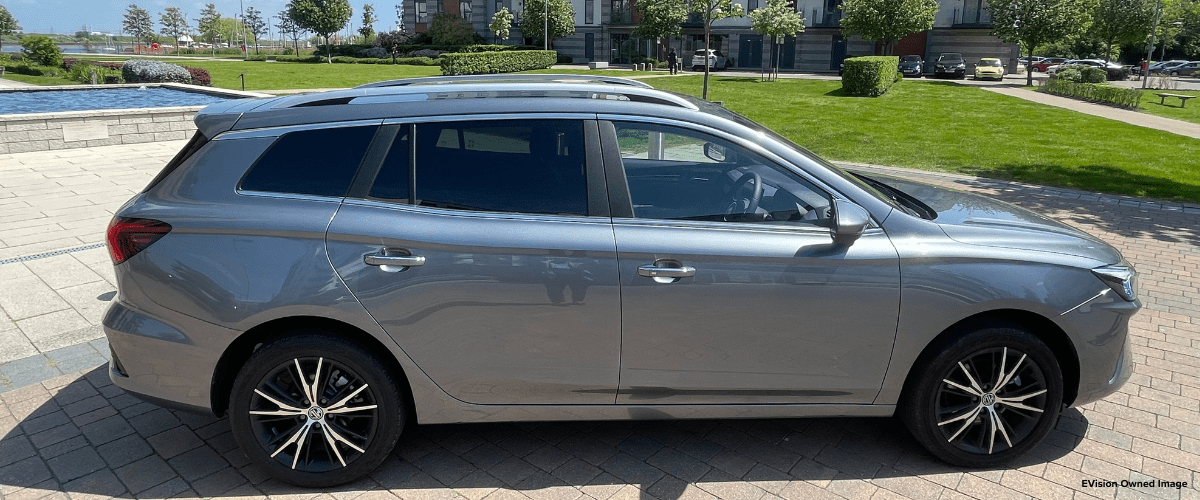 Silver MG5 for blog post about electric estate cars