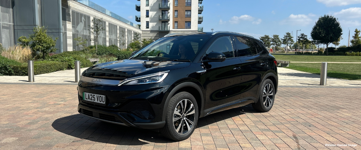 Black BYD Atto 3 SUV