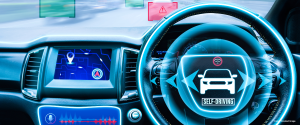 Futuristic driving image