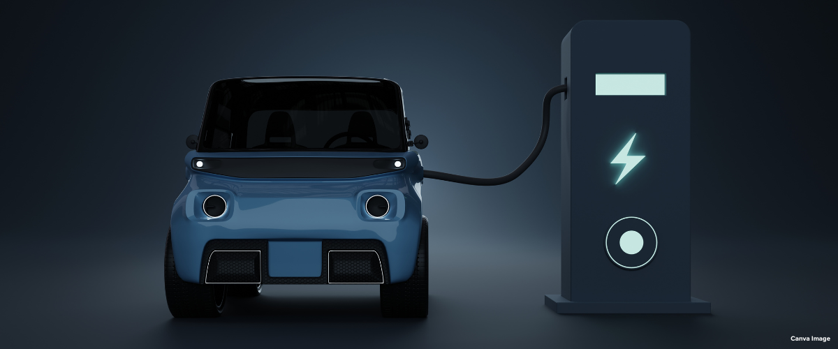 Public electric vehicle charging image