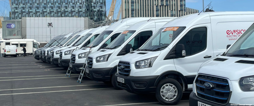 Electric van fleets
