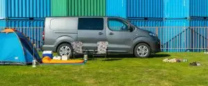 Electric van hire for festivals and events