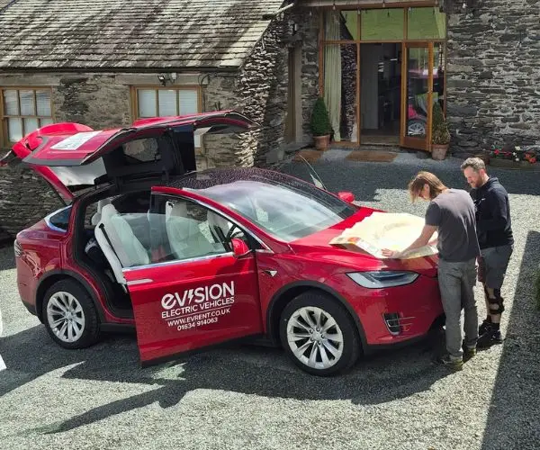 Tesla Model X 100D Rental from EVision