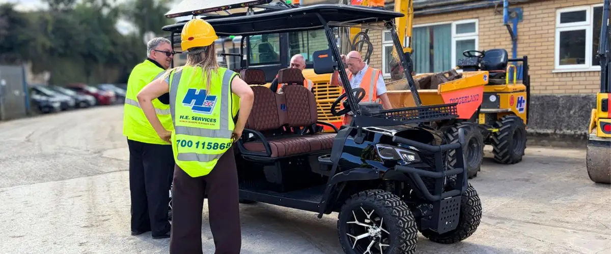 electric golf cart hire from EVision
