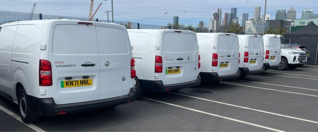 Electric van hire from EVision